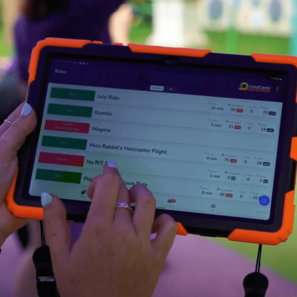 CmdCentr Ride App - Theme park operational data recording